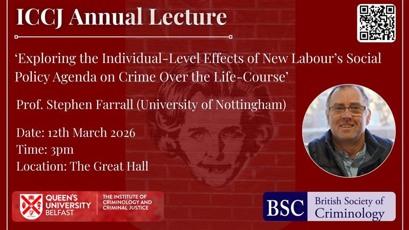 Poster advertising ICCJ Annual Lecture 2026